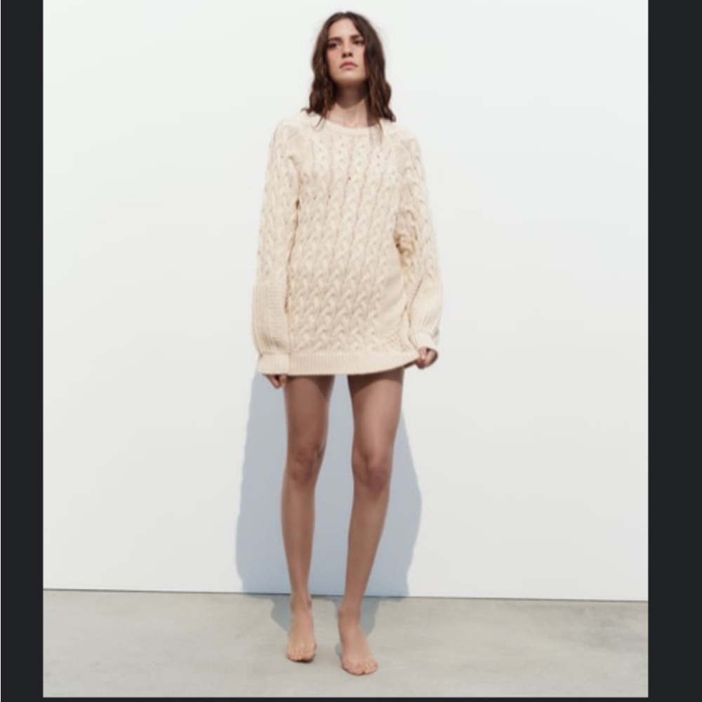 Zara cable knit sweater - Picture 1 of 2
